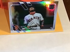 Chadwick Tromp RC 2021 Topps Series 1 #221 San Francisco Giants RC Silver Foil N