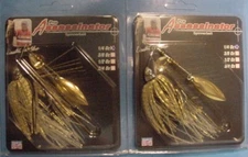 2 ~ Pro Assassinator 1/4 oz *Compact Crappie Spinnerbait CWGG-GB Gold Bream