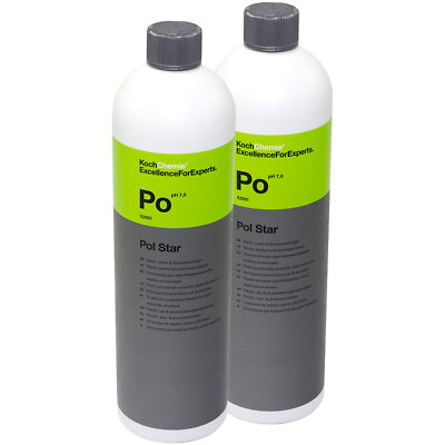 Koch Chemie Po Pol Star Stoff & Polsterreiniger 2x 1 Liter Alcantarareiniger