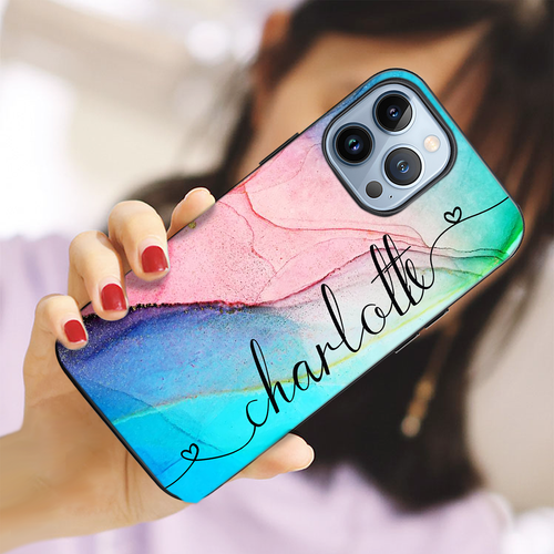 Personalised Marble Print Case For iPhone 16e 15 14 Pro Max 13 12 Soft TPU Cover - Zdjęcie 52 z 96