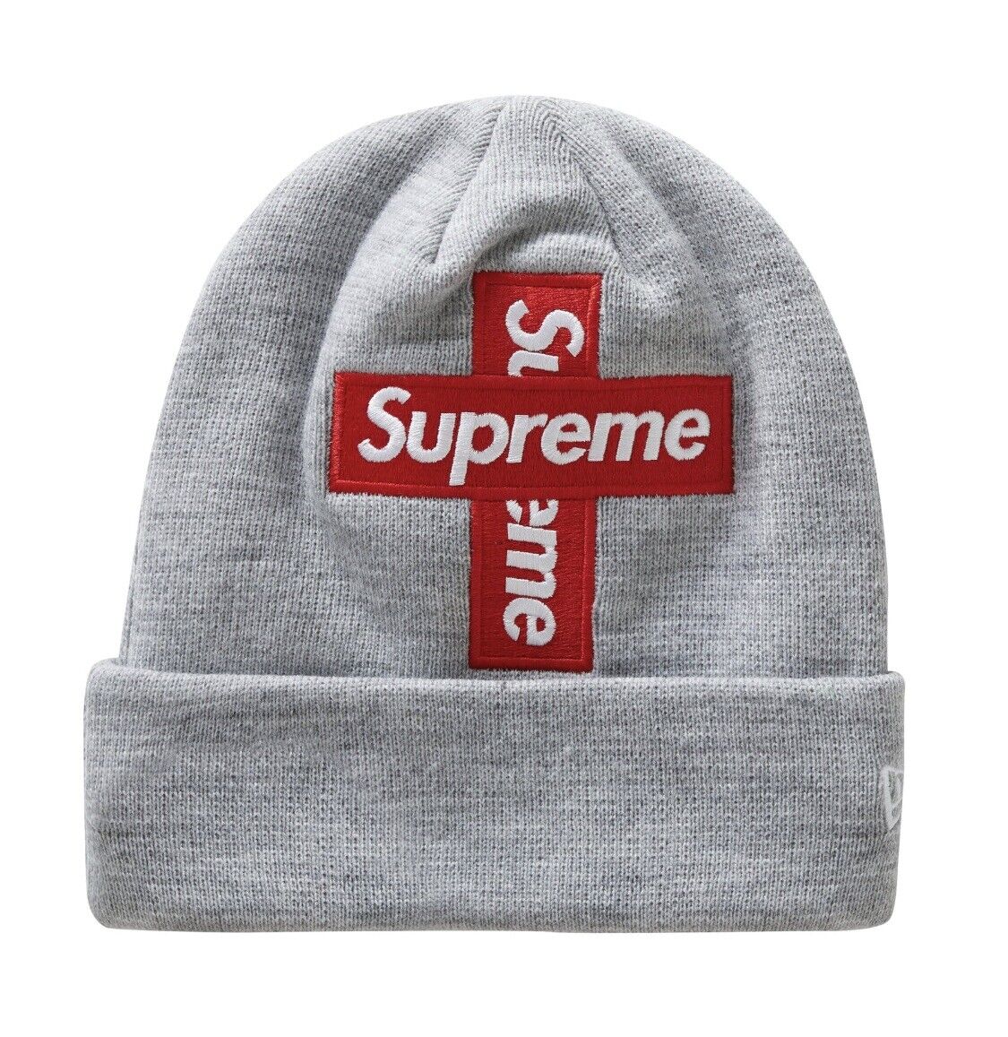 Supreme x New Era Cross Box Logo Beanie 'Black' | Men's Size Onesize