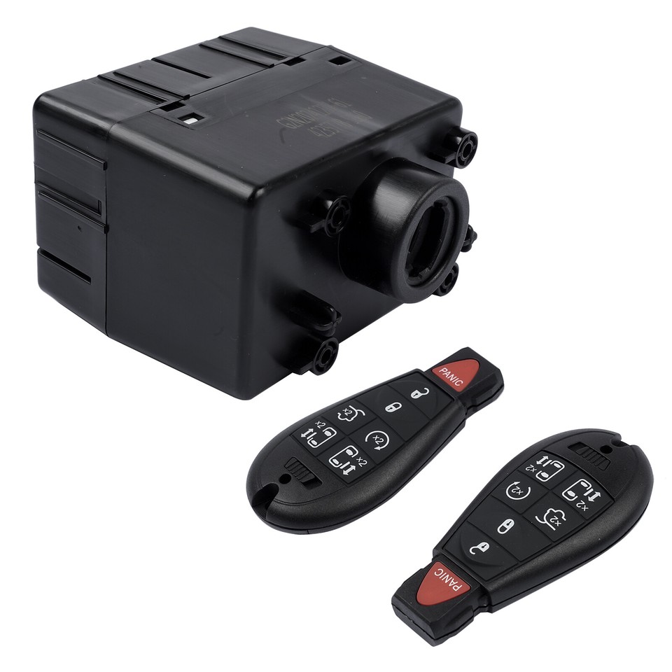 Wireless Ignition Module w/ Remote Key for Dodge Grand Caravan Jeep ...