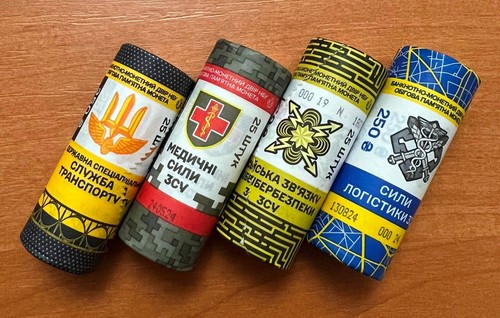 UKRAINE - Set of 10 HRYVEN 2024 "Armed Forces" in complete ROLL, UNC - Picture 2 of 2