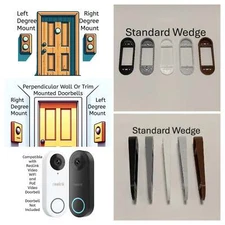 Reolink Video Doorbell PoE WiFi Compatible Angle Wedge Mount
