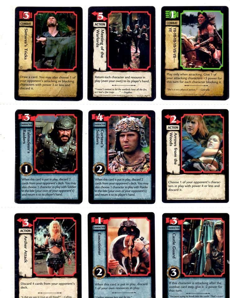 CCG S1 まとめて XENA - CCG ARC SYSTEM BATTLE CRY EXPANSION CARDS LOOSE LOT OF 13