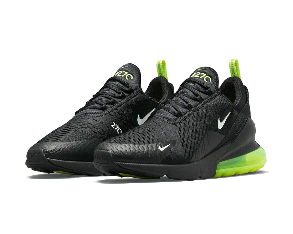 Mus Talla de Nike Air Max 270 Essential Black Multi Size US Mens Athletic Running Shoes  | eBay