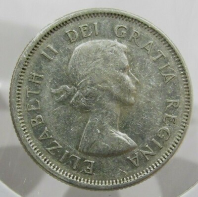 1962 Canadian Quarter 25 Cent 80% Silver Coin - Canada #1 | eBay