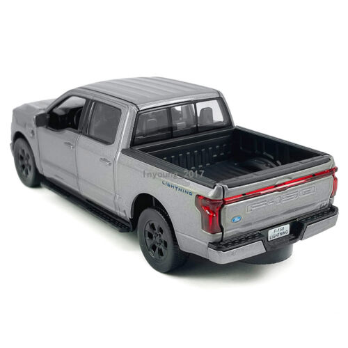 1:36 Ford F-150 Lightning Giocattolo Auto Modello Diefuso Auto Ragazzi Giocattoli Bambini Regali Grigio - Foto 5 di 13