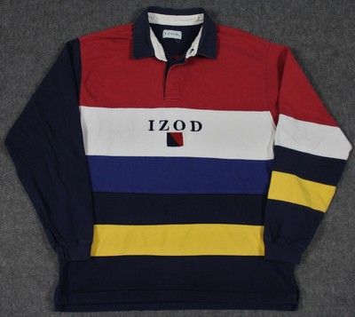 izod men's long sleeve polo shirts