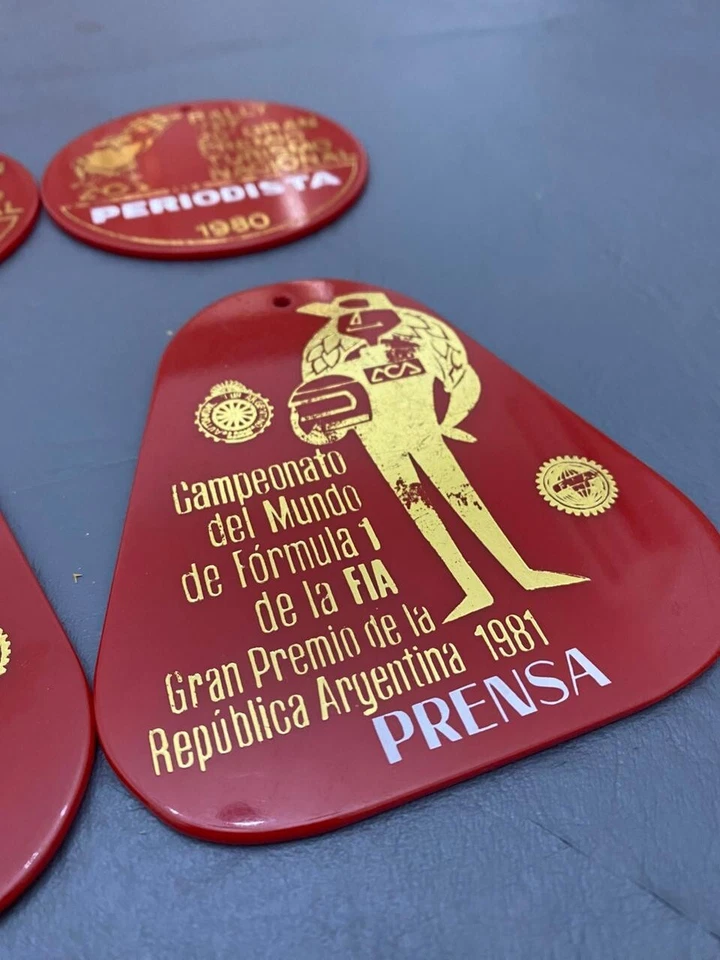 批量 Press Passes F1 阿根廷大奖赛 1981 年拉力赛 WRC 1978 80 87 90 92 赛车运动 — 第 4/4 张图片