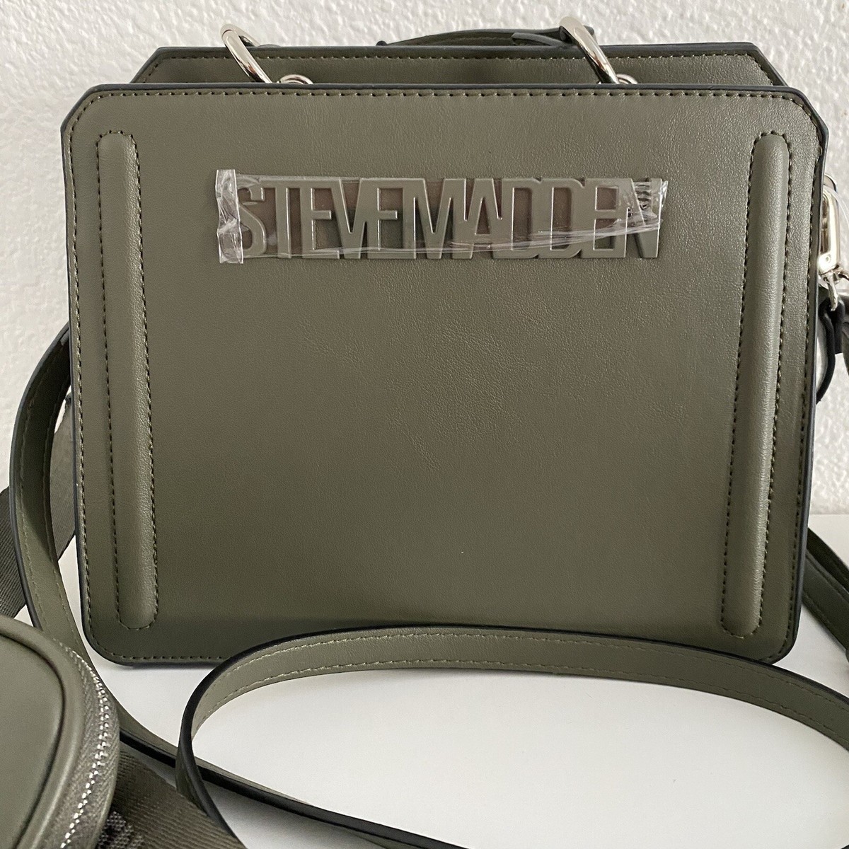 Steve Madden BEVELYNN Satchel Crossbody BAG, Air Pod CASE  display picture 2