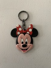 Disney Parks Minnie Mouse Head Keychain Purse Charm