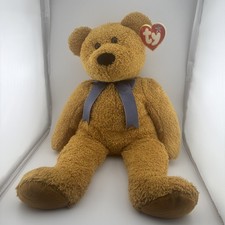 TY Beanie Buddy - FUZZ the Teddy Bear (Large - 20 inch) - MWMTs