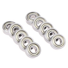 10pcs deep groove spherical carbon steel miniature bearings 695ZZ