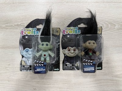 NEW Good Luck Trolls Universal Monsters. Frankenstein & Bride Of