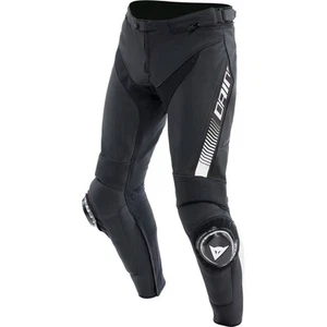Dainese Super Speed Motorcycle Motorbike Leather Trouser Black / White