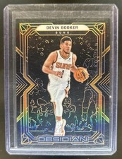 2021-22 Panini Obsidian Devin Booker Electric Etch Orange #/50 Suns