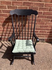 Vibrant Coloured Rocking Chair Black