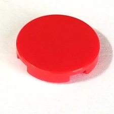 LEGO NEW Red Tile 2x2 Round with Bottom Stud Holder (14769)