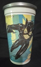Vintage McDonald's DC Batman Returns 1992 Catwoman Coca Cola Coke Plastic Cup