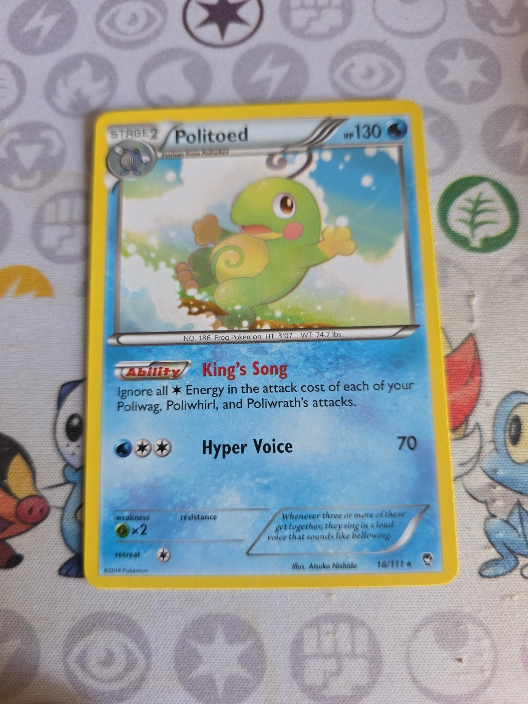Pokemon Card 2014: Politoed  18/111