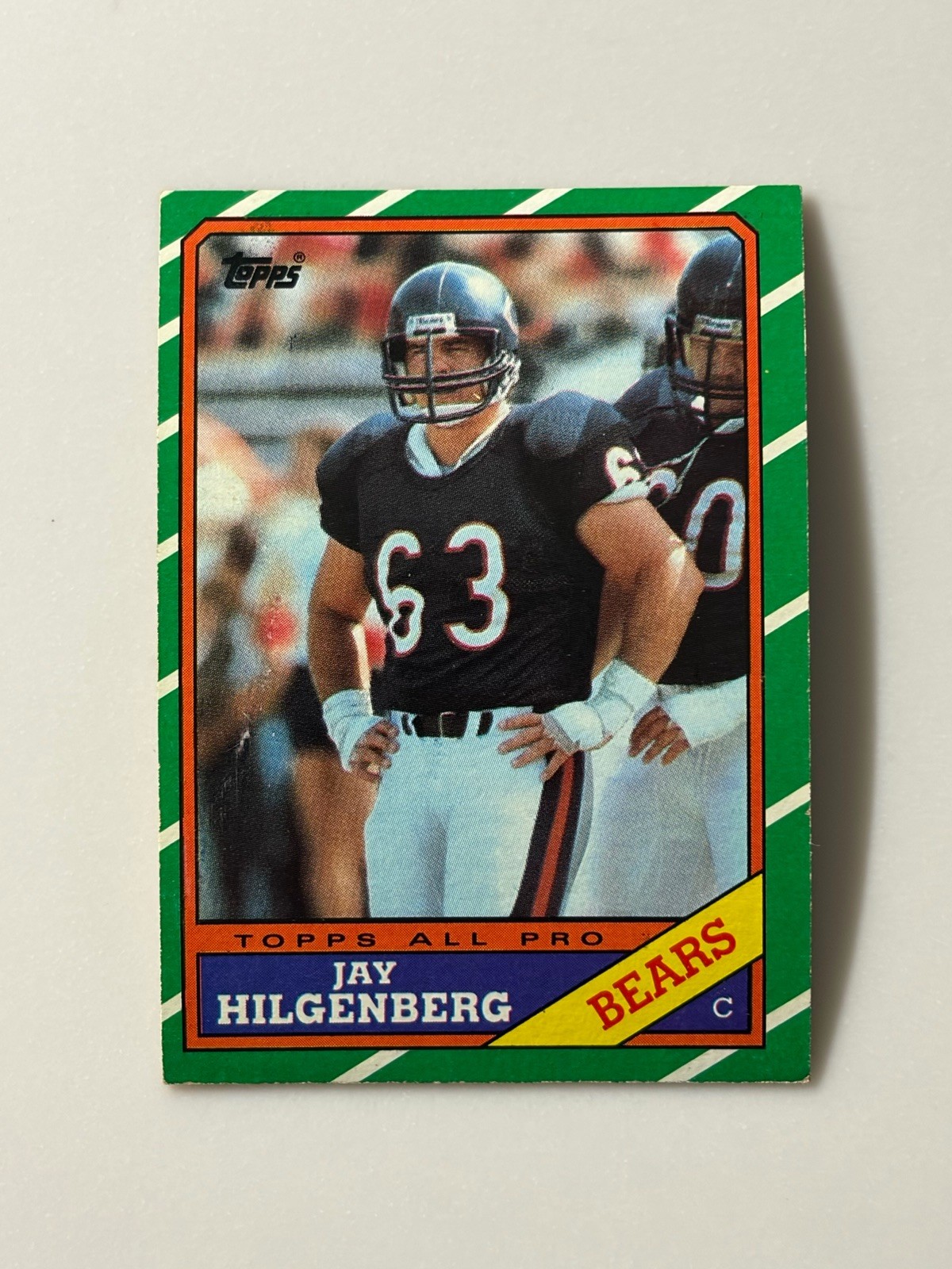 Jay Hilgenberg 1986 Topps (RC) #17 Topps All Pro