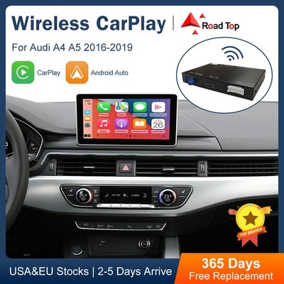 Wireless bluetooth Carplay Android Auto Retrofit Kit For AUDI A4 A5 2016-2019