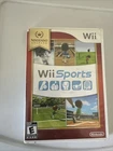 Wii Sports Nintendo Selects Edition Game & Hard Case Manual Inserts CIB Tested