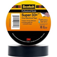 3M Scotch Super33 Electrical Tape-3/4in x 20 ft, Premium Grade All-Weather Vinyl