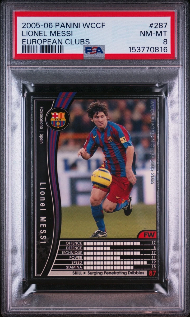 2005-06 Panini WCCF European Clubs Soccer Trading Cards for sale