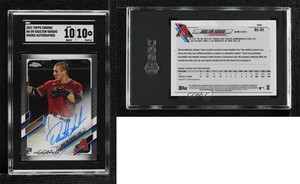 2021 Topps Chrome Rookie Auto Daulton Varsho #RA-DV SGC 10 GEM Auto RC