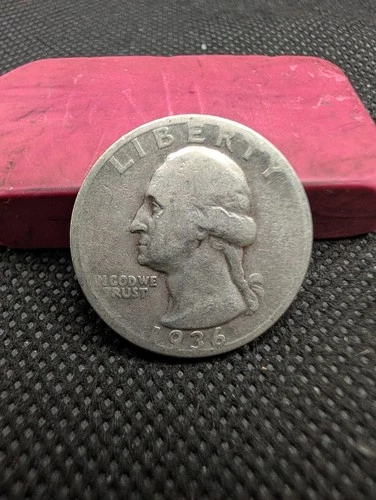 1936-S Washington Quarter 90% Silver