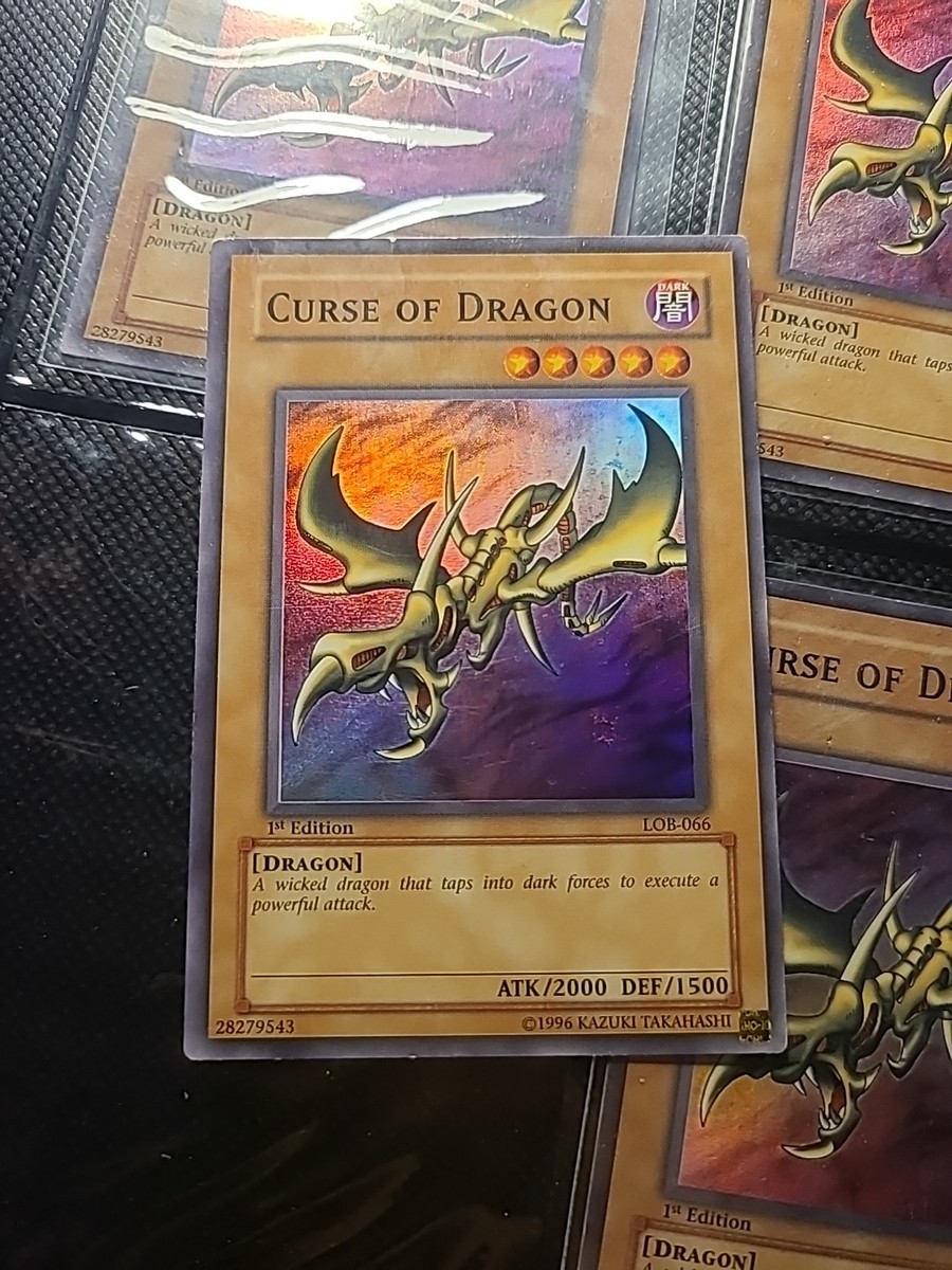 YuGIOh! - 1st Edition LOB-066 Curse of Dragon | eBay