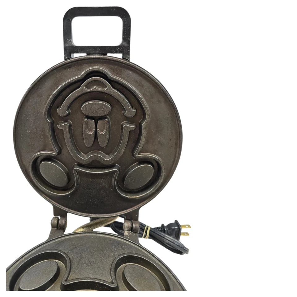 Vintage Disney Vitantonio Mickey Mouse Waffle Iron Waffler #950 - TESTED! - Image 2 of 4