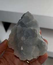 Magical Blue Chalcedony with Sparkly Crystals