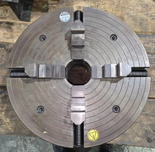 Clausing Leblond 16" inch Pratt Burnerd D1-11 4 Jaw Lathe Chuck Machinist