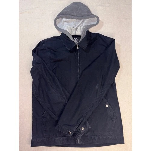 Volcom men's black utility jacket L - product listing photo