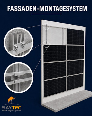 3K-Fassaden-Montage-System Aluminium MwSt.-befreit