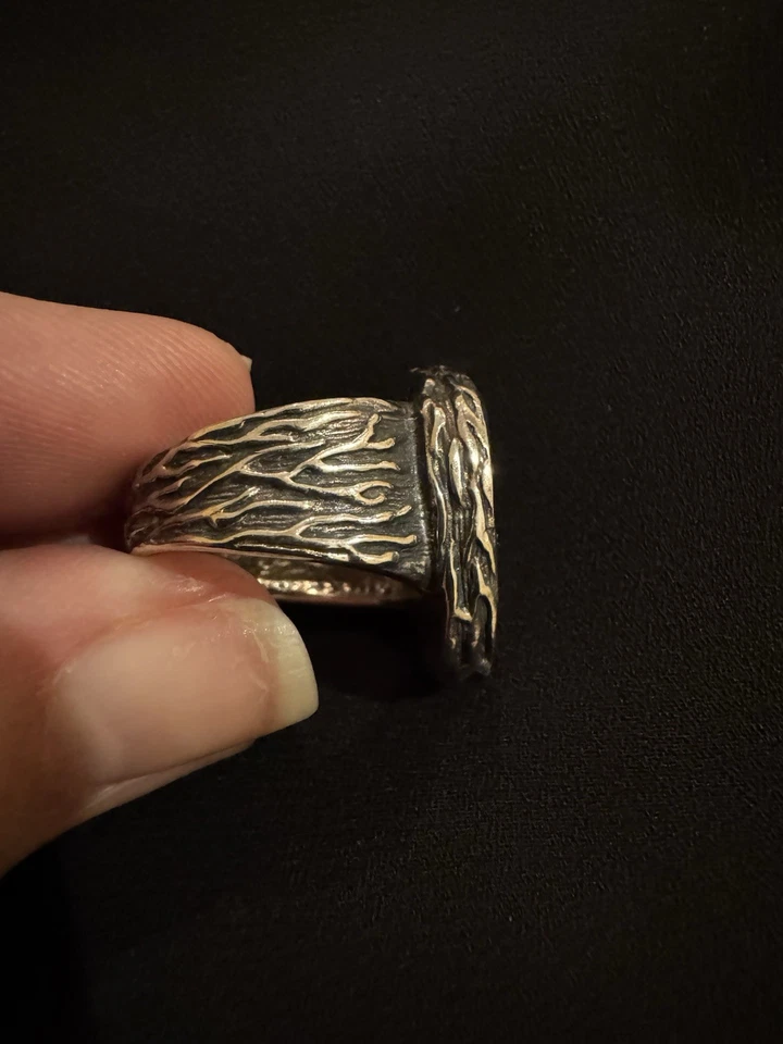 Joyería Silpada - Anillo de plata de ley .925 de piedra verde - Talla 7 Foto 2 de 4