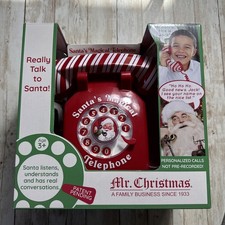 Santa  s Magical Telephone Mr Christmas Interactive Holiday Toy