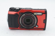 Olympus Tough TG-6 Digital Camera, Red 12MP With Battery, Charger