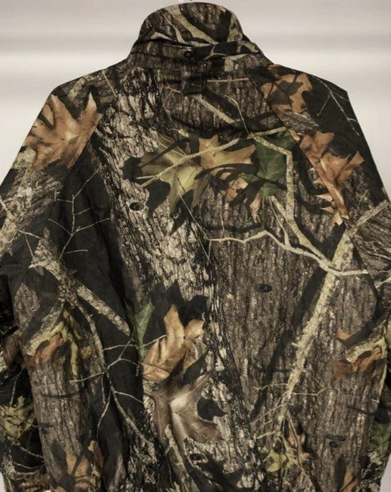 Chaqueta de Caza Buckmaster Hombre Camuflada Grande Reversible Camuflada Completa Forrada con Cremallera Foto 2 de 4