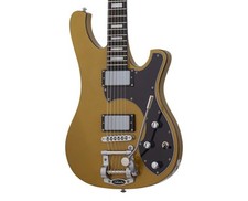 Schecter Stargazer-6 Electric Guitar w/Vibrato - Metallic Gold - Open Box