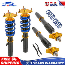 Set 4 Coilovers Spring Shock Struts For 2004-2013 Mazda 3 2.0l 2.5l Adj. Height Set 4 Coilovers Spring Shock Struts For 2004-2013 Mazda 3 2.0l 2.5l Adj. Height
