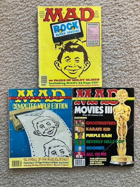Mad Magazine Lot of 3 Issues Super Special 1991 Spring, Summer, Winter