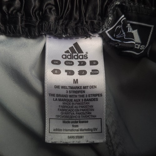 Adidas Mens Satin Boxing Shorts Size M Thick Waist Combat Vintage VTG Y2K - Picture 5 of 18
