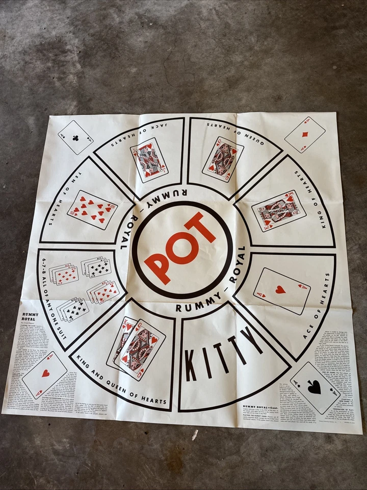 Rummy Royal Board Game ~ Whitman #4804 ~ 100% Complete ~ 1965 ~ Great Condition - Image 4 of 4