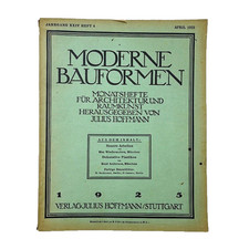 Moderne Bauformen Rivista Architettura April 1925 Max Wiederanders Knut Anderson