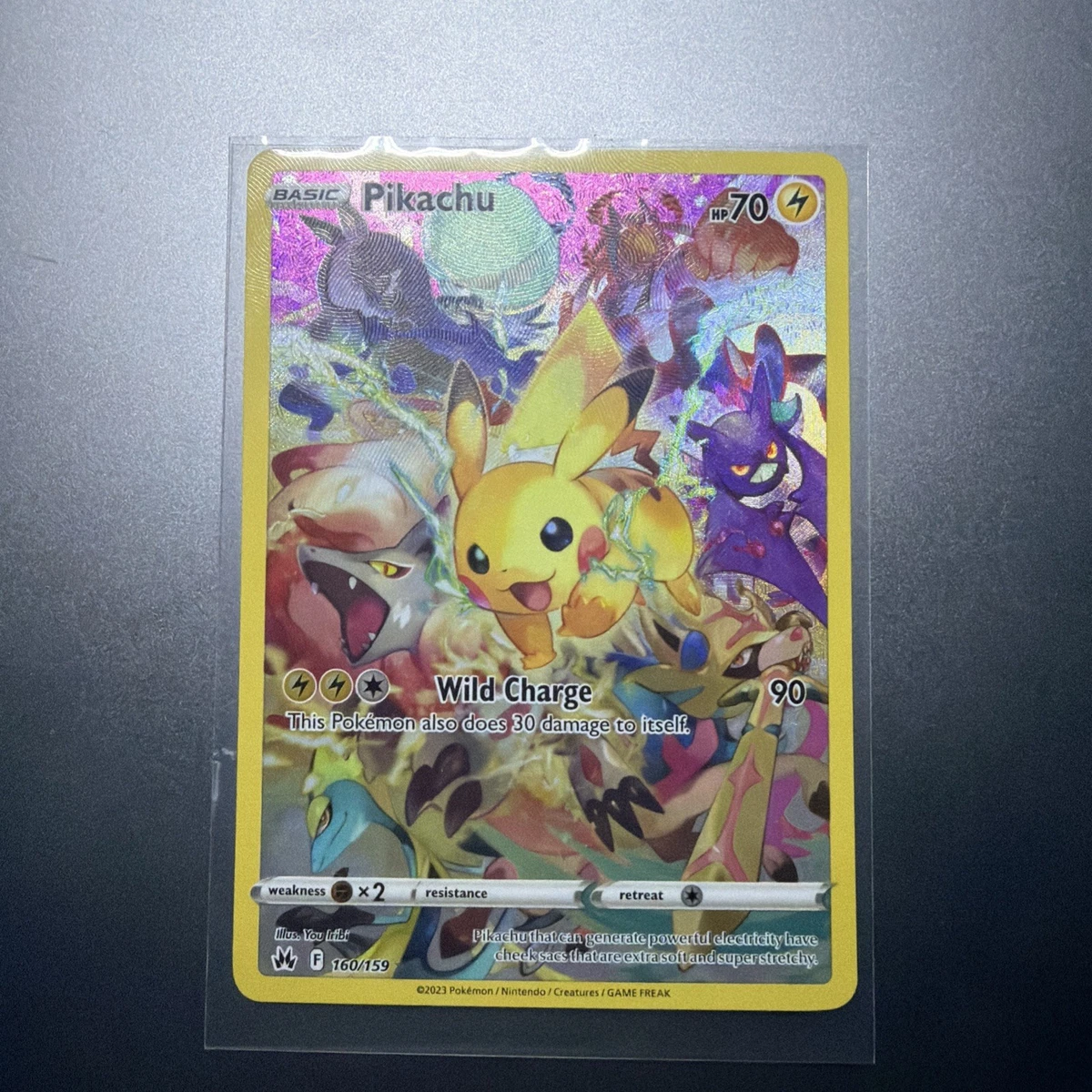 Pikachu Pokémon TCG Secret Rare Individual Collectible Card Game