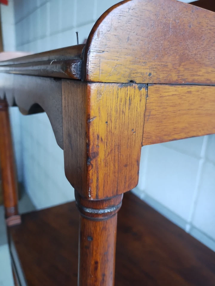 Antique Commode Stand Wash with extra top  Mahogany Sheraton Federal - Image 4 of 4